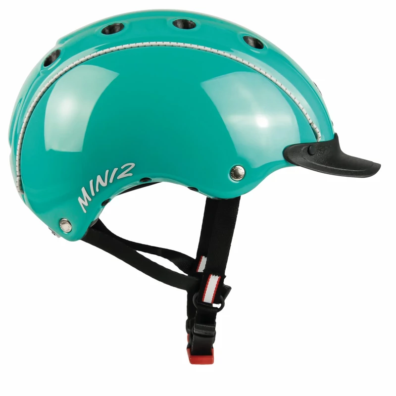 CASCO Mini 2 gyerek kerékpáros sisak - jáde zöld