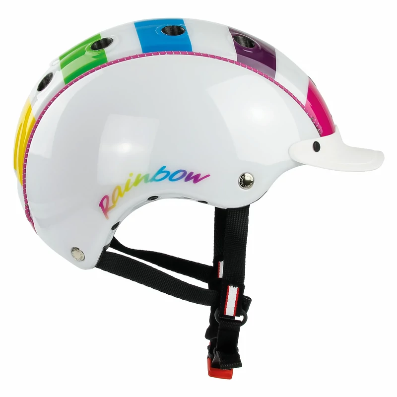 CASCO Mini 2 gyerek kerékpáros sisak - szivárványos
