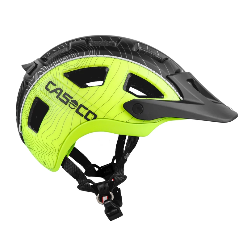CASCO MTBE kerékpáros sisak - neonsárga - S
