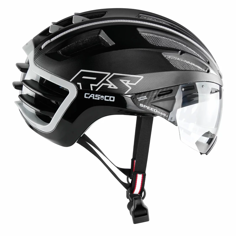 CASCO SPEEDairo 2 RS kerékpáros sisak - fekete/fehér - M