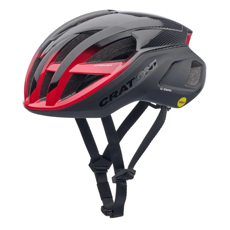 CRATONI C-Zero kerékpáros sisak - fekete/piros