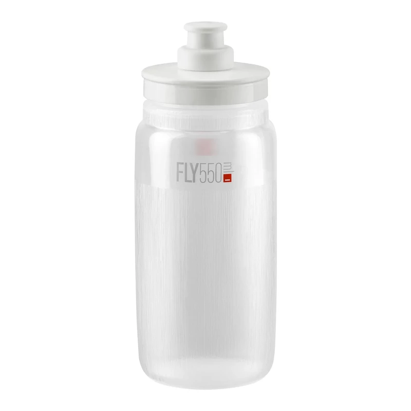 ELITE Fly Tex kerékpáros kulacs - átlátszó - 550 ml