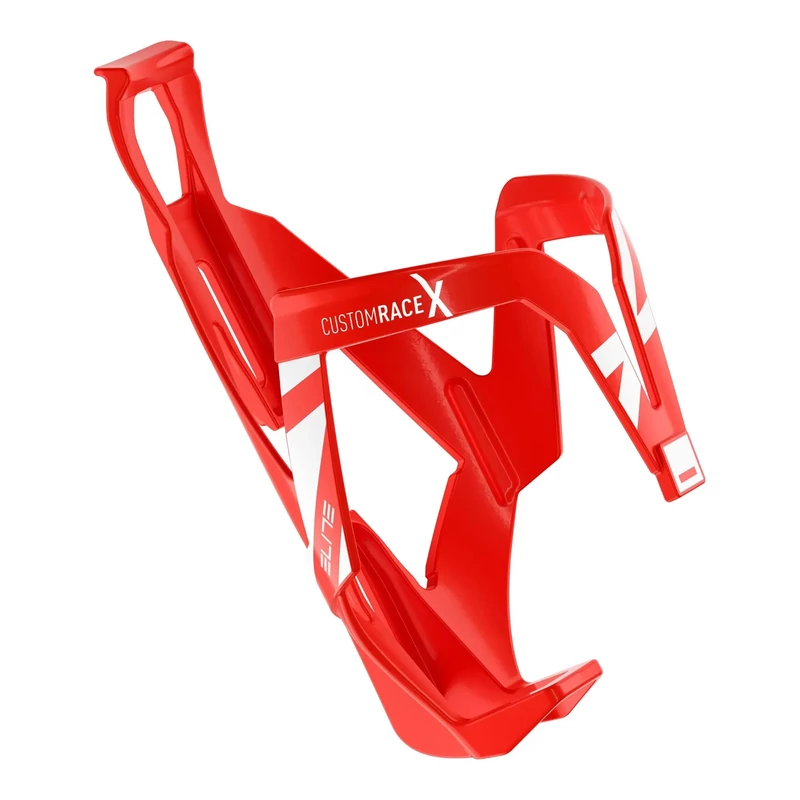 ELITE Custom Race X kerékpár kulacstartó - piros/fehér