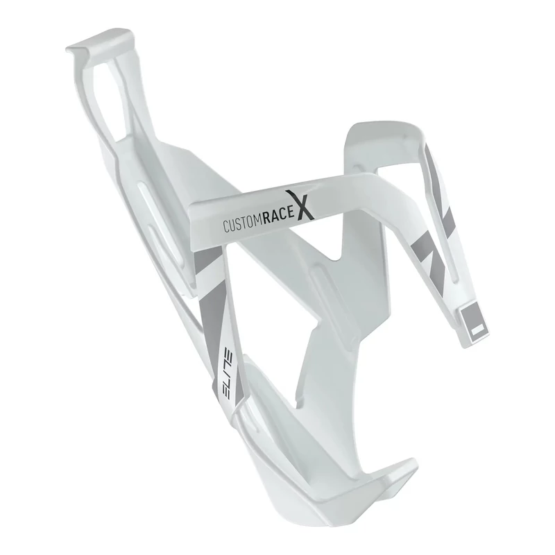 ELITE Custom Race X kerékpár kulacstartó - fehér/szürke