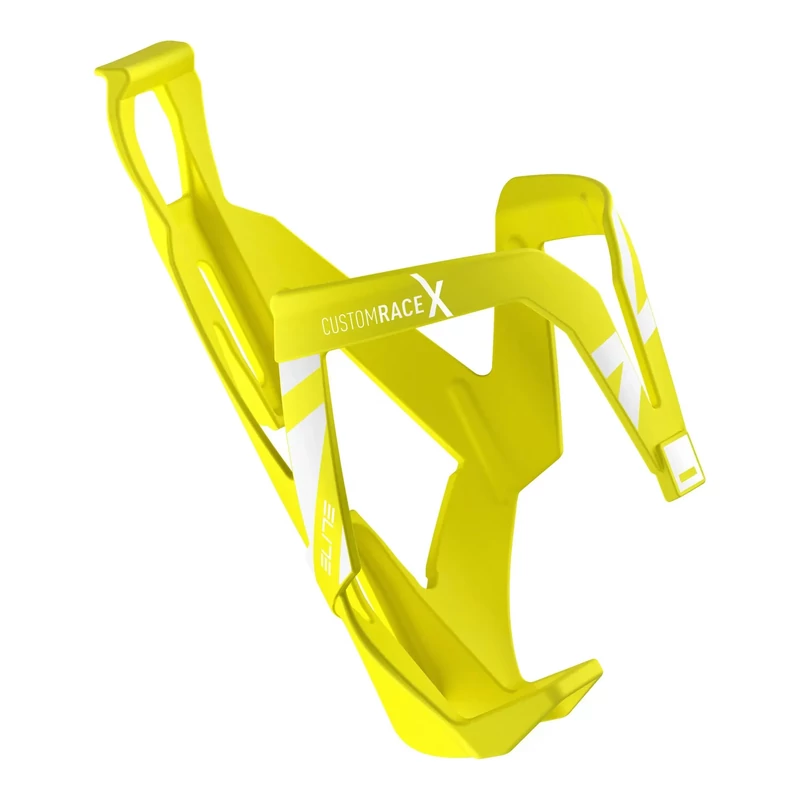 ELITE Custom Race X kerékpár kulacstartó - sárga/fehér
