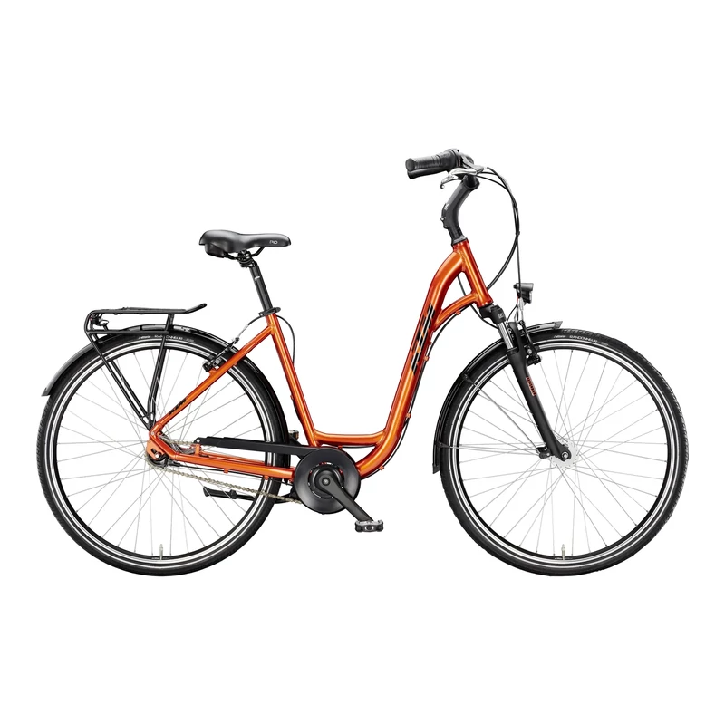 KTM City Line 28 női városi kerékpár 2024 - narancs