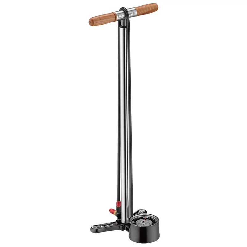 LEZYNE Alloy Floor Drive 3.5 Tall kerékpár állópumpa - ezüst