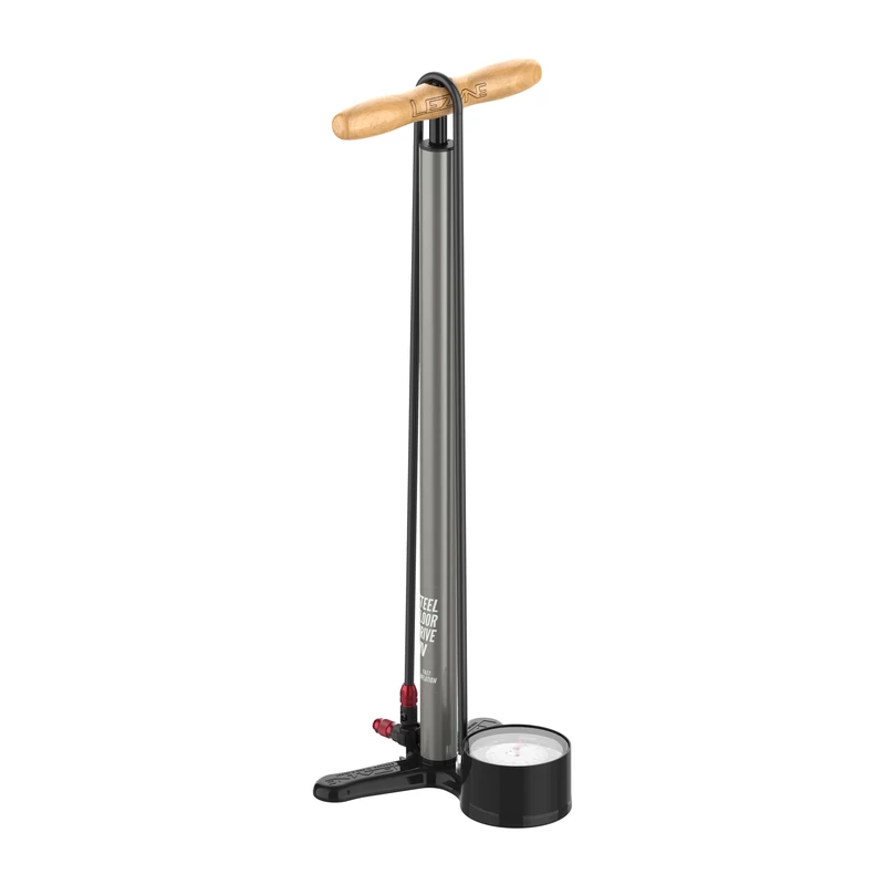 LEZYNE Steel HV Floor Drive 3.5 kerékpár állópumpa - szürke
