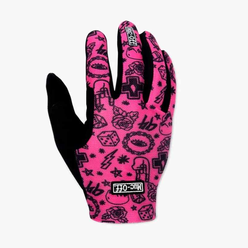 Muc-Off Lightweight MTB kerékpáros kesztyű - pink