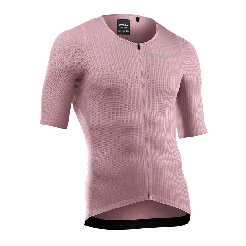 NORTHWAVE Extreme Ultralight rövid ujjú kerékpáros mez - mályva