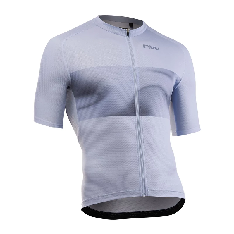 NORTHWAVE Force Evo rövid ujjú kerékpáros mez - jégszürke