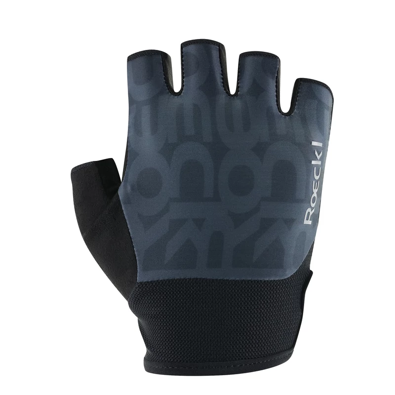 ROECKL Bruneck 2 rövid ujjú kerékpáros kesztyű - fekete