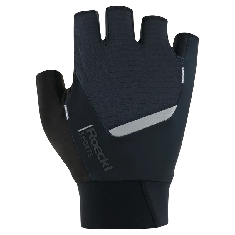 ROECKL Diamante 2 rövid ujjú kerékpáros kesztyű - fekete - 6.0