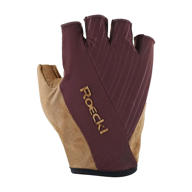 ROECKL Isone rövid ujjú kerékpáros kesztyű - mahagóni