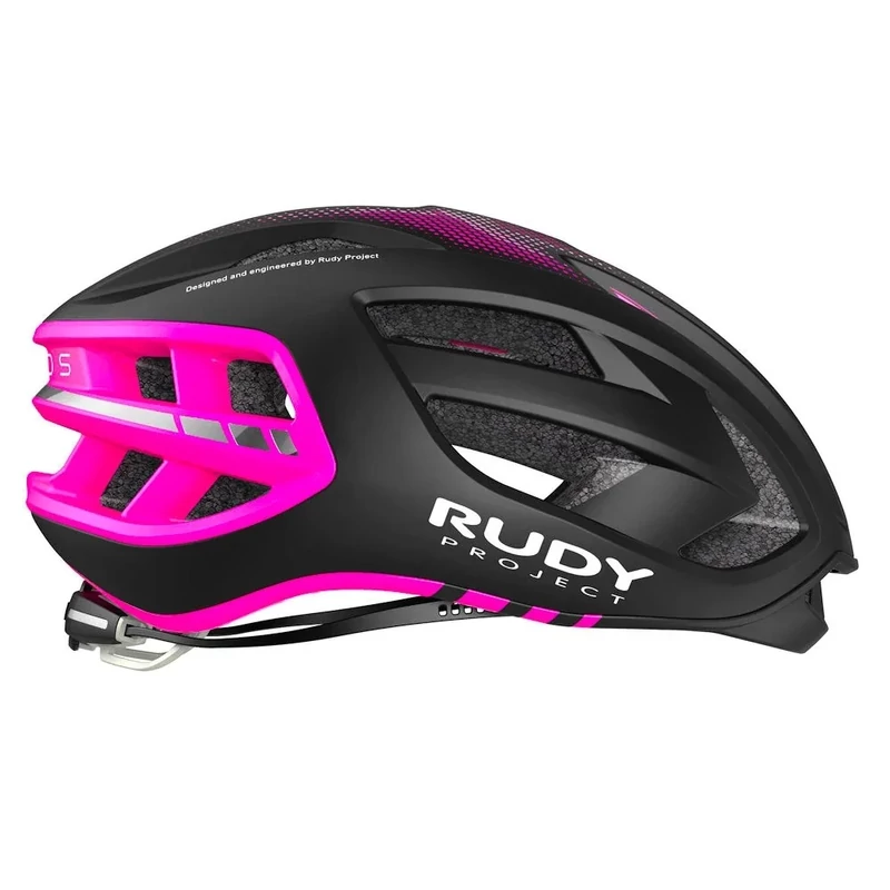 RUDY PROJECT Egos kerékpáros sisak - fekete/pink
