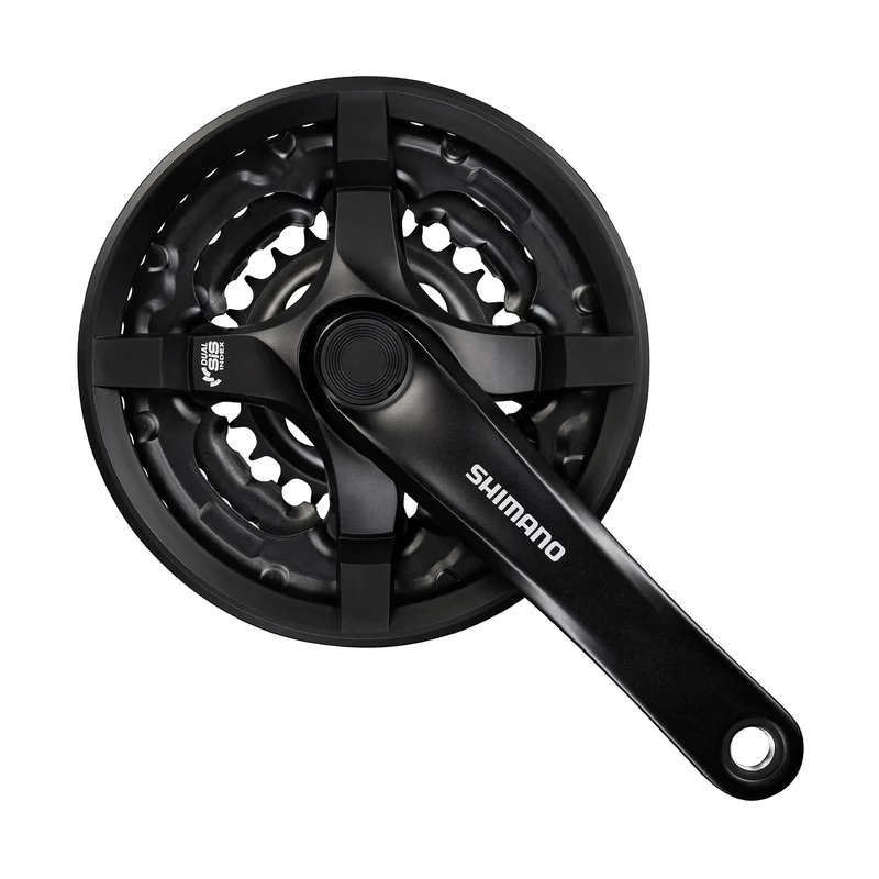 SHIMANO Tourney FC-TY501C kerékpár hajtómű - fekete