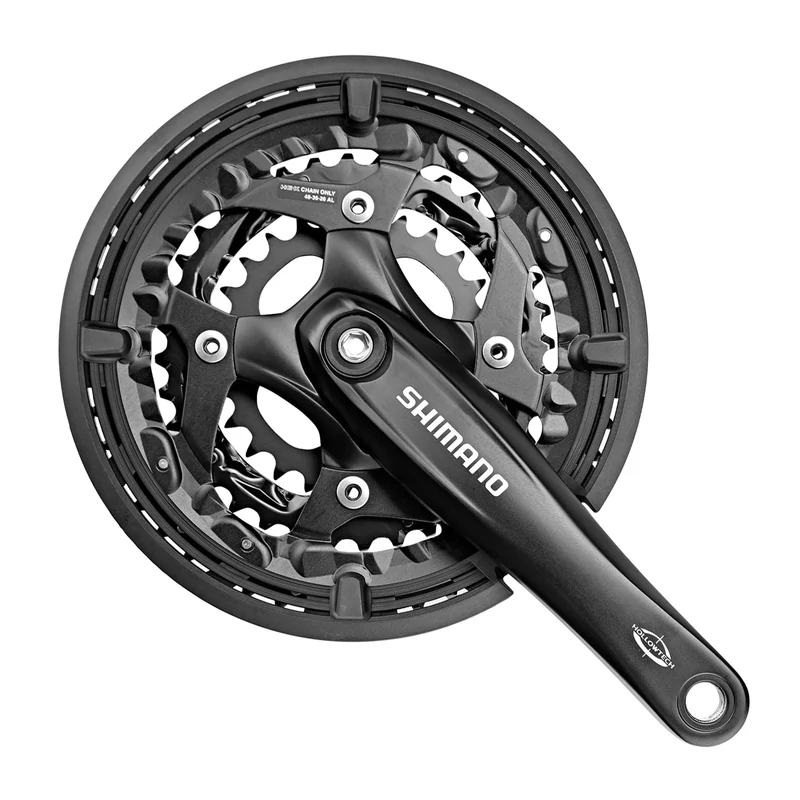 SHIMANO Deore FC-T521 kerékpár hajtómű - fekete - 44-32-24T - 170 mm