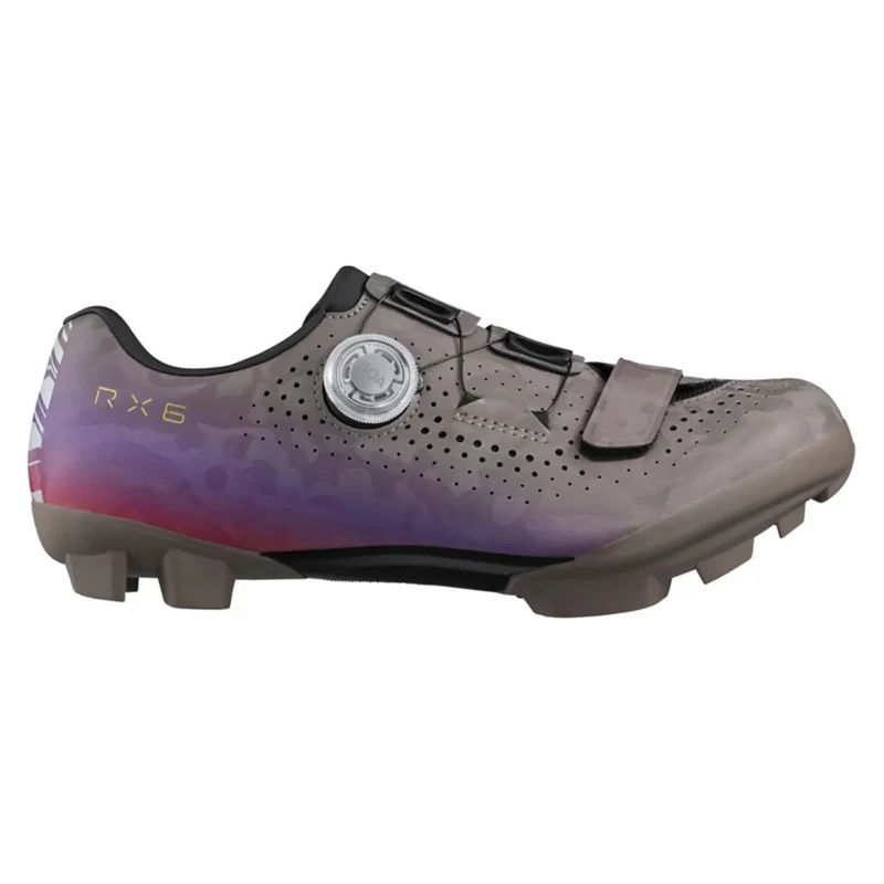 SHIMANO RX600W gravel kerékpáros cipő - szürke/lila