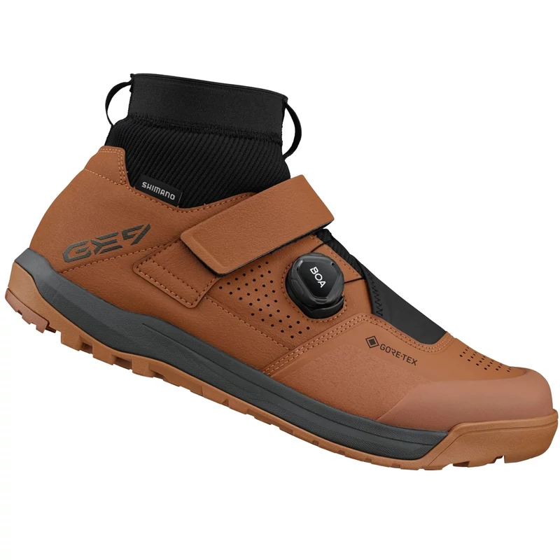 SHIMANO GE900 GTX kerékpáros cipő - barna