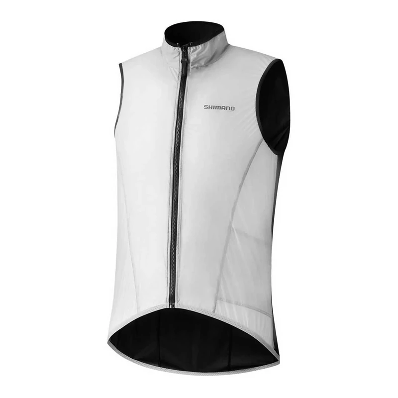 SHIMANO Beaufort kerékpáros szélmellény - fehér - M