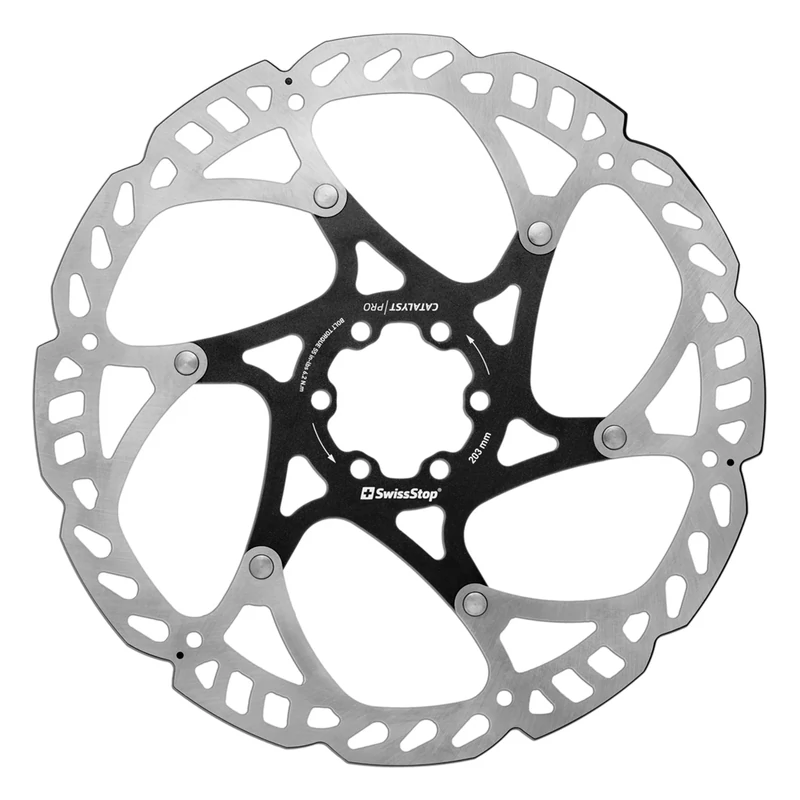 SwissStop Catalyst Pro kerékpár féktárcsa - 6 csavaros