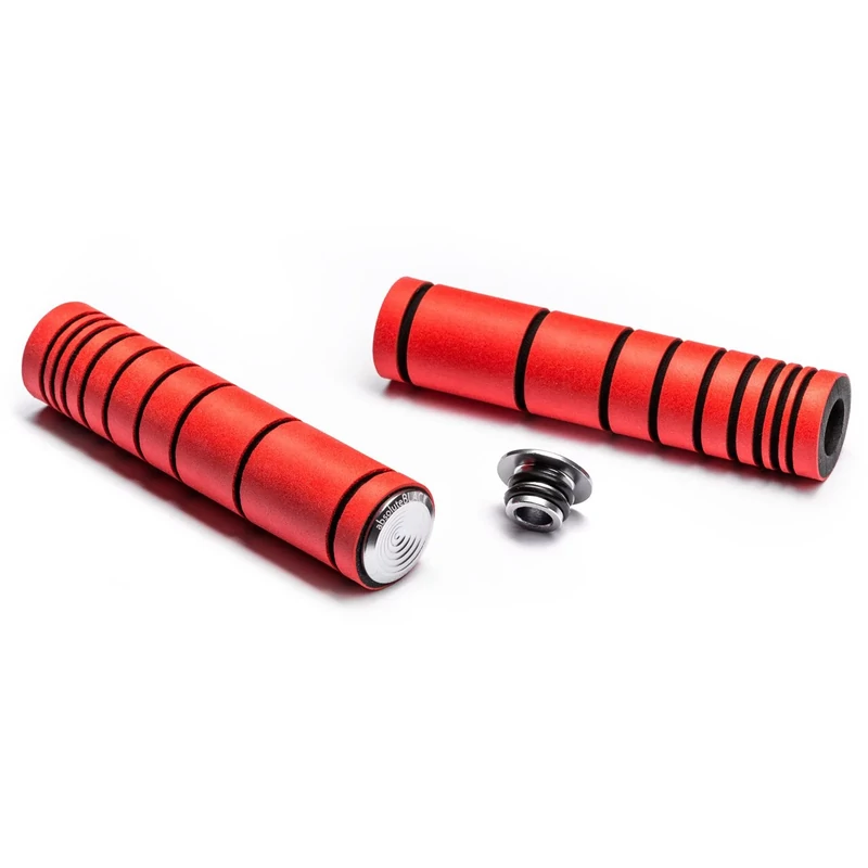 absoluteBLACK Dual Density kerékpár markolat - piros