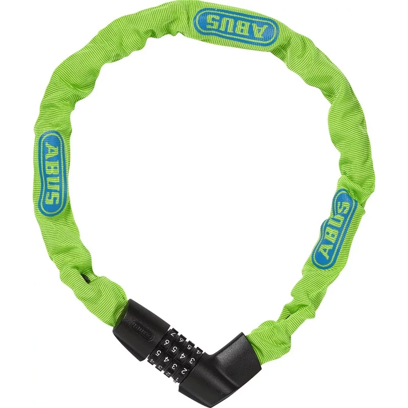 ABUS Tresor Neon 1385 láncos kerékpár lakat - zöld