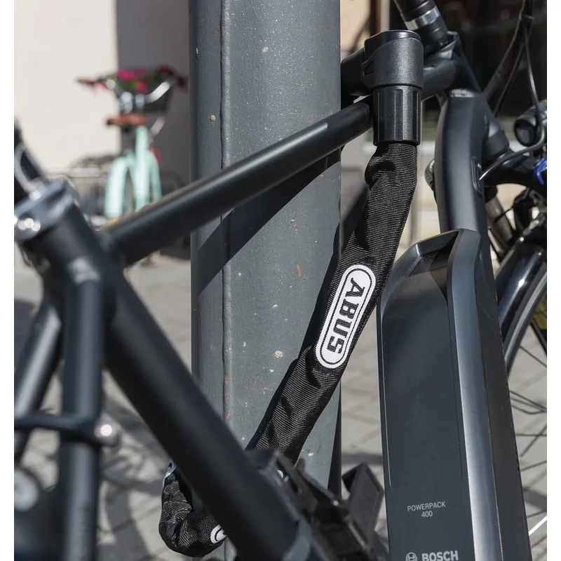 ABUS CityChain 1010 láncos kerékpár lakat - fekete - 110 cm - 2