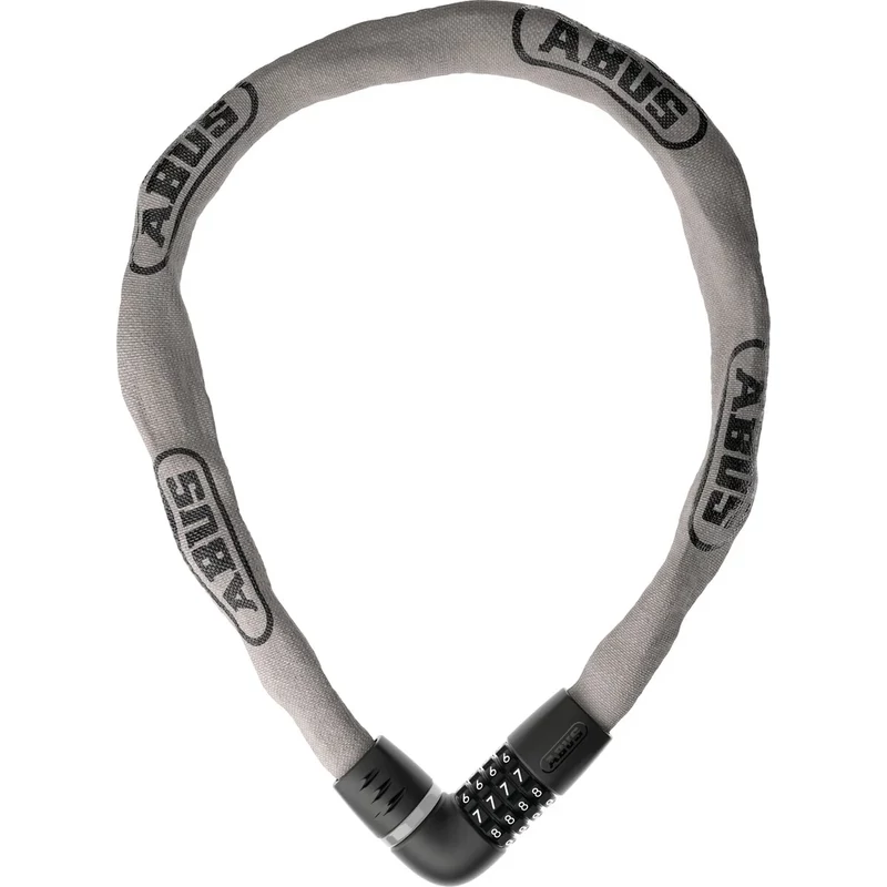 ABUS Tresor 6807C láncos kerékpár lakat - szürke - 110 cm