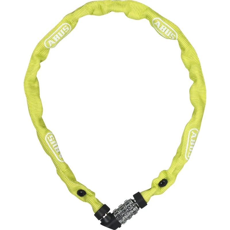 ABUS Web 1200 láncos kerékpár lakat - lime - 60 cm