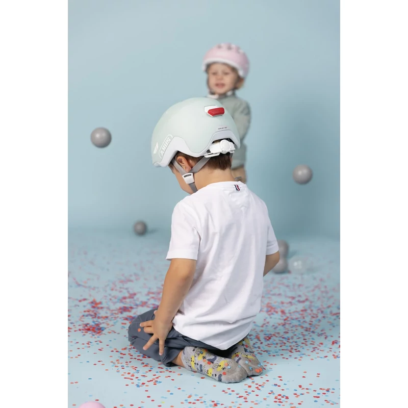 ABUS Smiley 3.0 ACE LED gyerek bukósisak - bársony fekete - M - 10