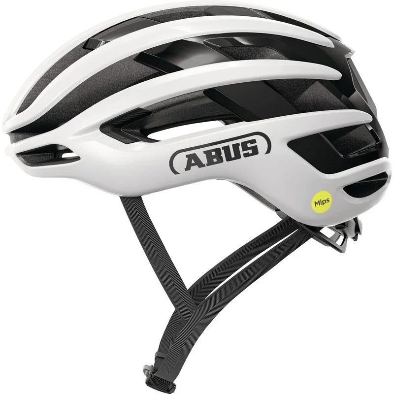 ABUS AirBreaker 2.0 MIPS kerékpáros sisak - fényes fehér - S