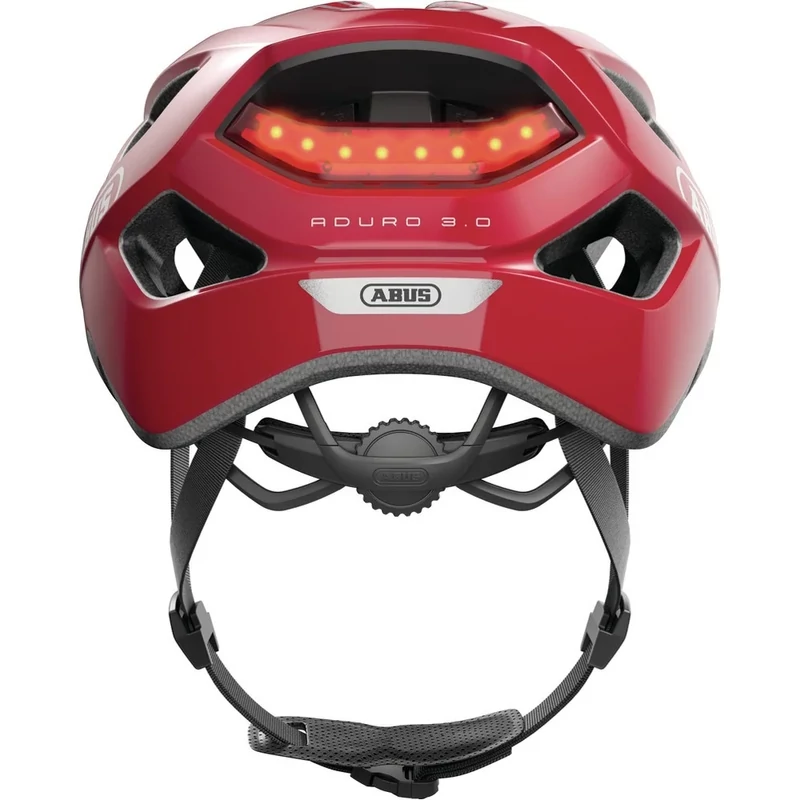 ABUS Aduro 3.0 LED kerékpáros sisak - lángoló vörös - S - 4