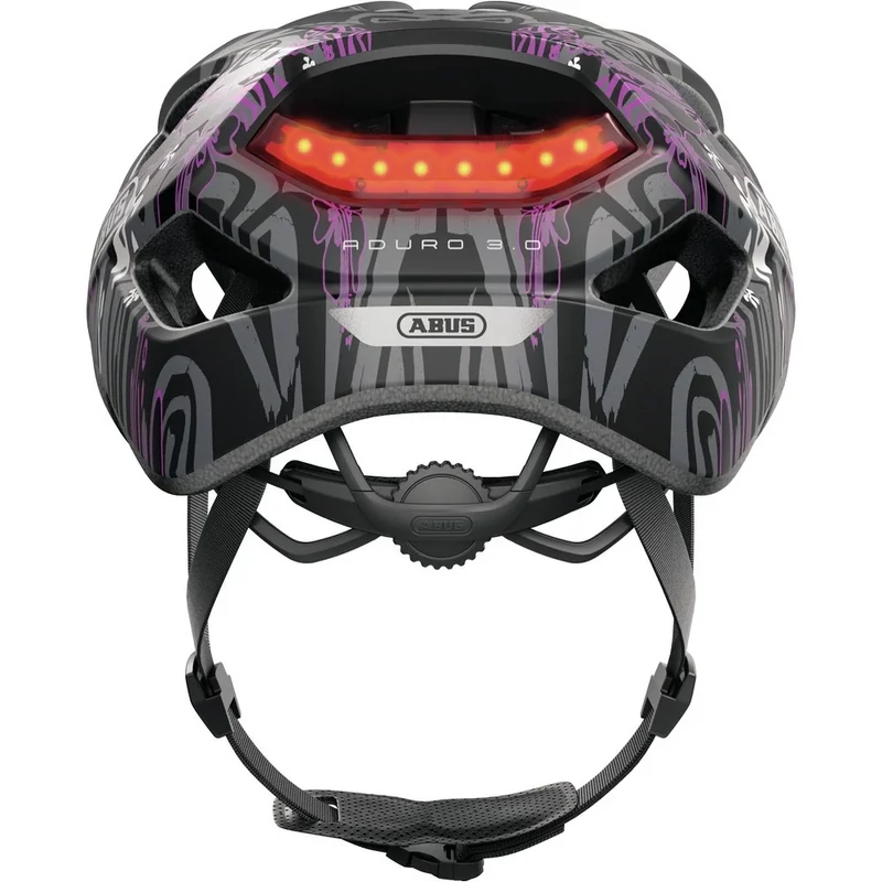 ABUS Aduro 3.0 LED kerékpáros sisak - maori szeder - S - 4