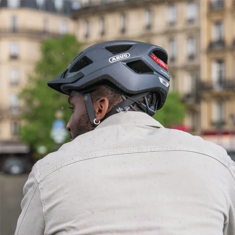 ABUS Aduro 3.0 LED kerékpáros sisak - bársony fekete - S - 6