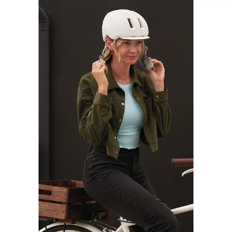 ABUS Hud-Y Pure kerékpáros sisak - fehér - M - 7