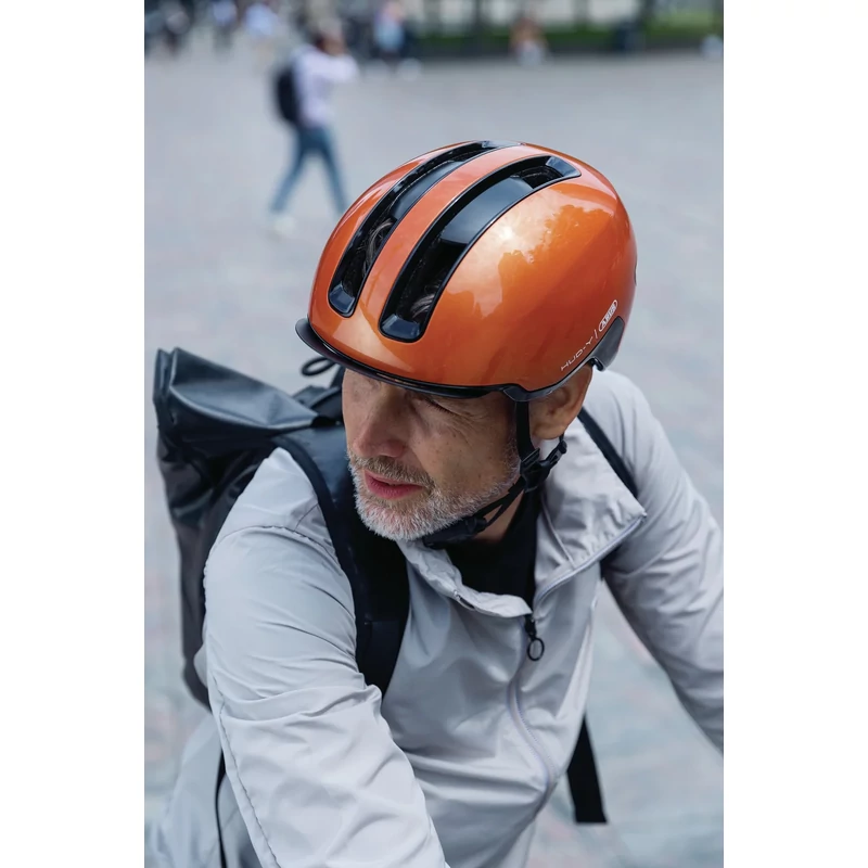 ABUS Hud-Y kerékpáros sisak - bársony fekete - M - 6