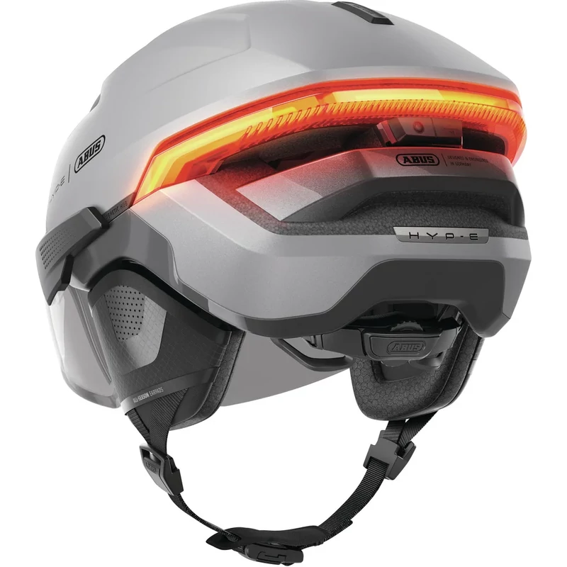 ABUS HYP-E ACE kerékpáros sisak - csillogó ezüst - S - 6