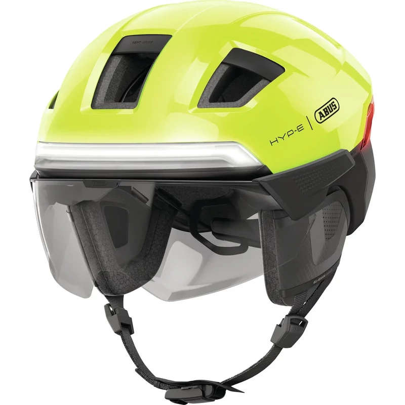 ABUS HYP-E BL.ACE kerékpáros sisak - neonsárga - S - 5