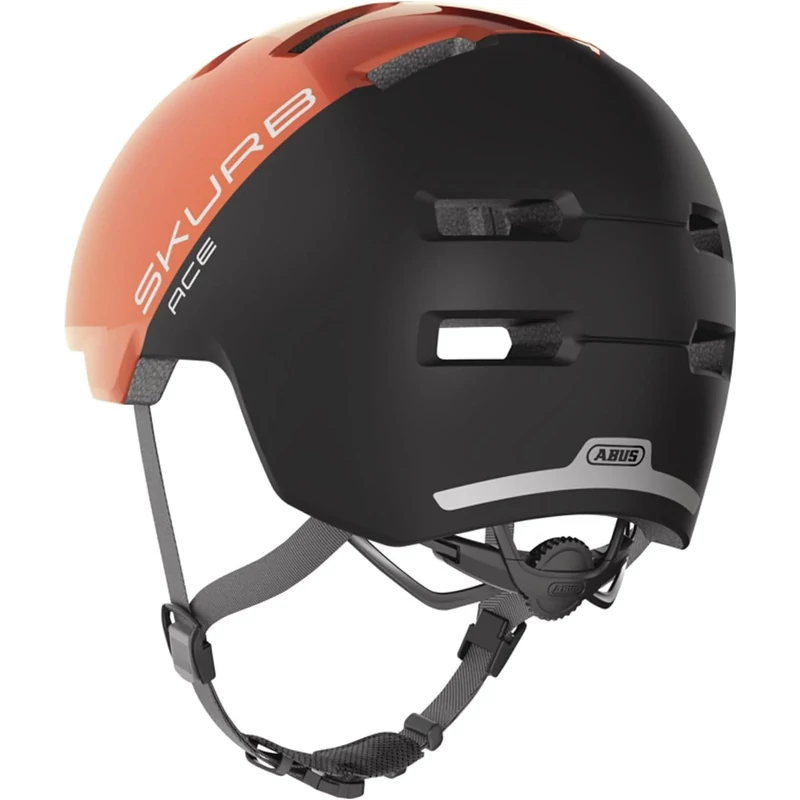 ABUS Skurb ACE kerékpáros sisak - aranyhal narancs - M - 4