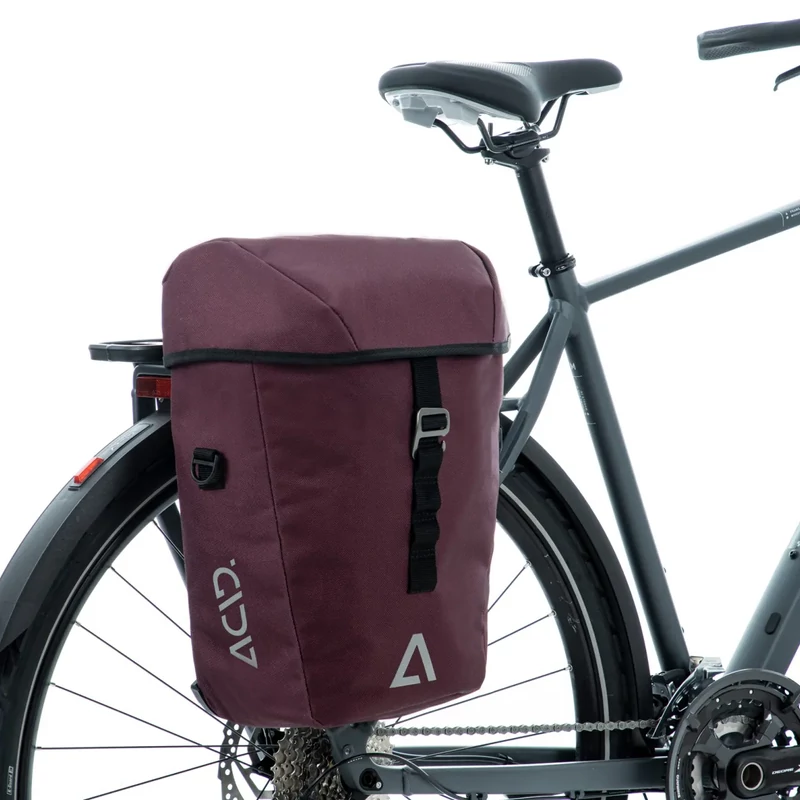 ACID City 15 SMLink kerékpár oldaltáska - piros - 4