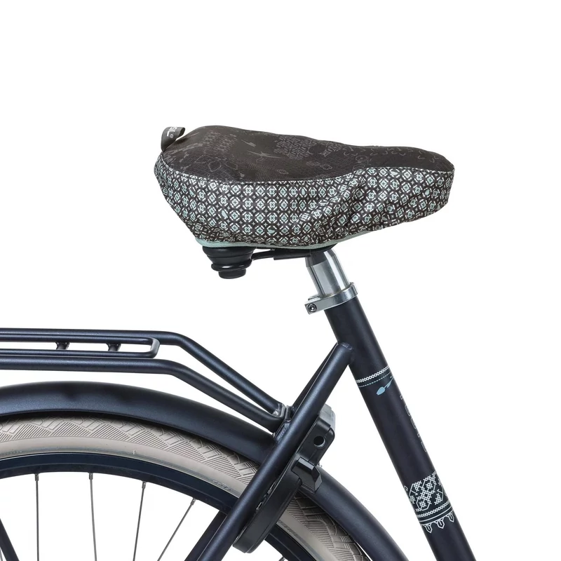 BASIL Bohéme kerékpár nyereghuzat - fekete - 2