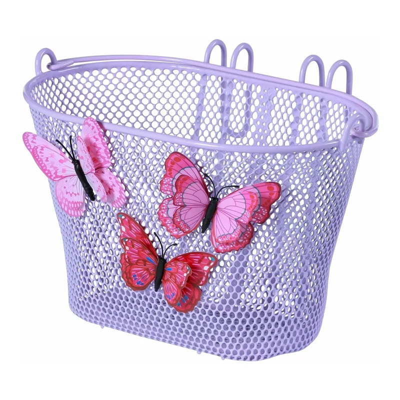 BASIL Jasmin Butterfly gyerek kerékpár kosár - lila