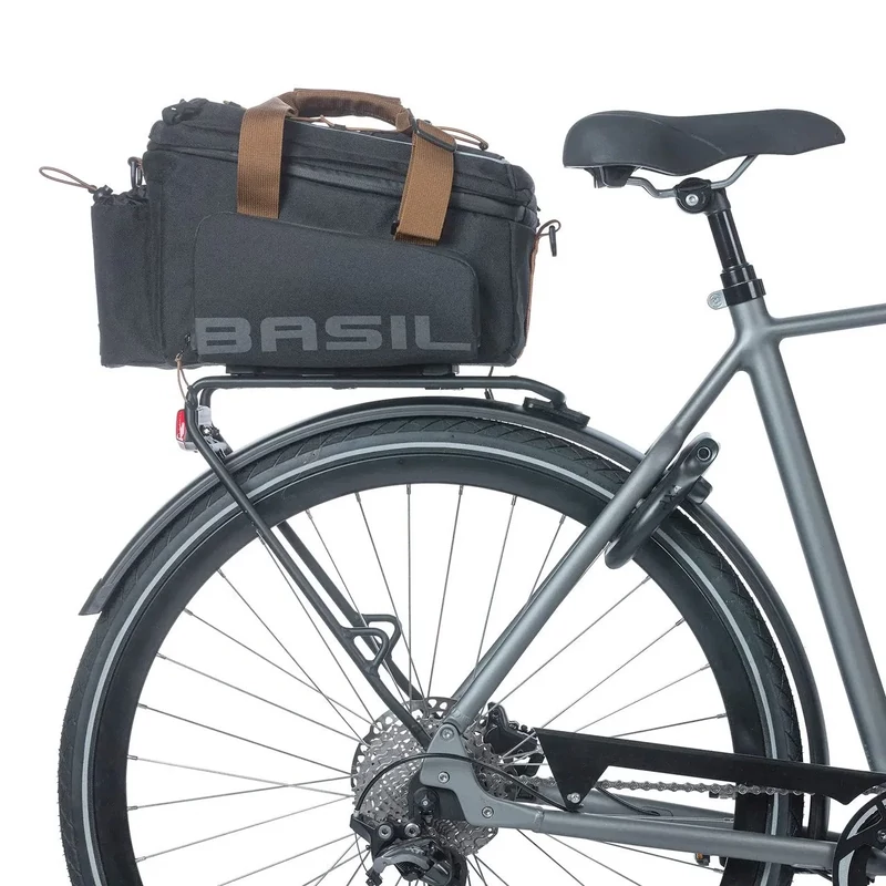 BASIL Miles XL Pro kerékpár csomagtartó táska - fekete/szürke - 6