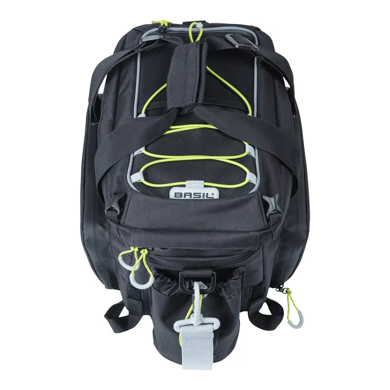 BASIL Miles XL Pro kerékpár csomagtartó táska - fekete/lime - 3