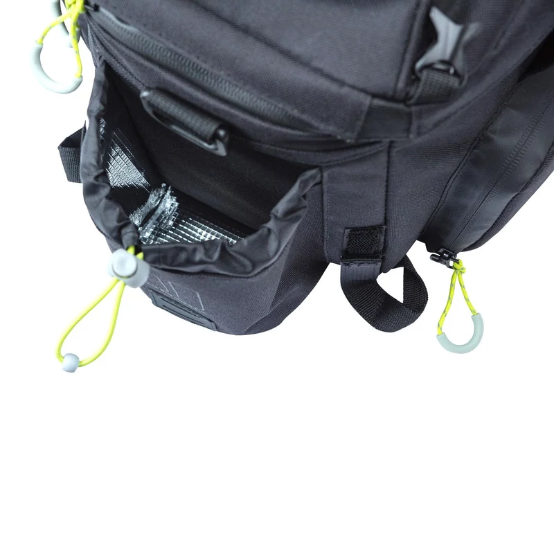 BASIL Miles XL Pro kerékpár csomagtartó táska - fekete/lime - 4