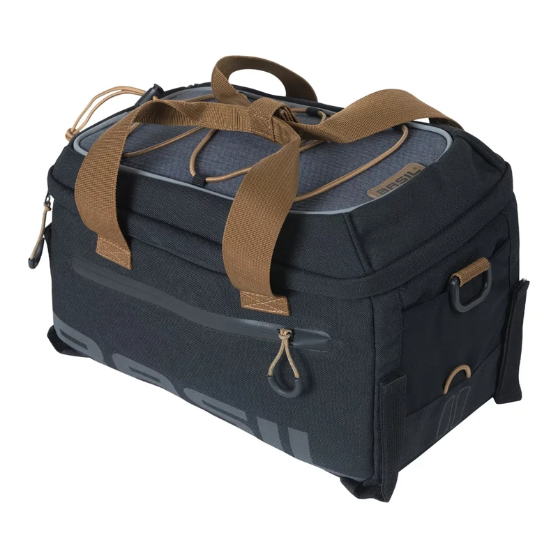 BASIL Miles kerékpár csomagtartó táska - fekete/szürke