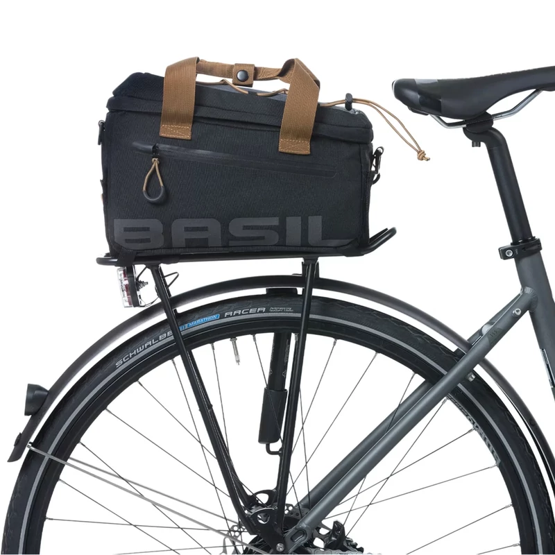 BASIL Miles kerékpár csomagtartó táska - fekete/szürke - 6
