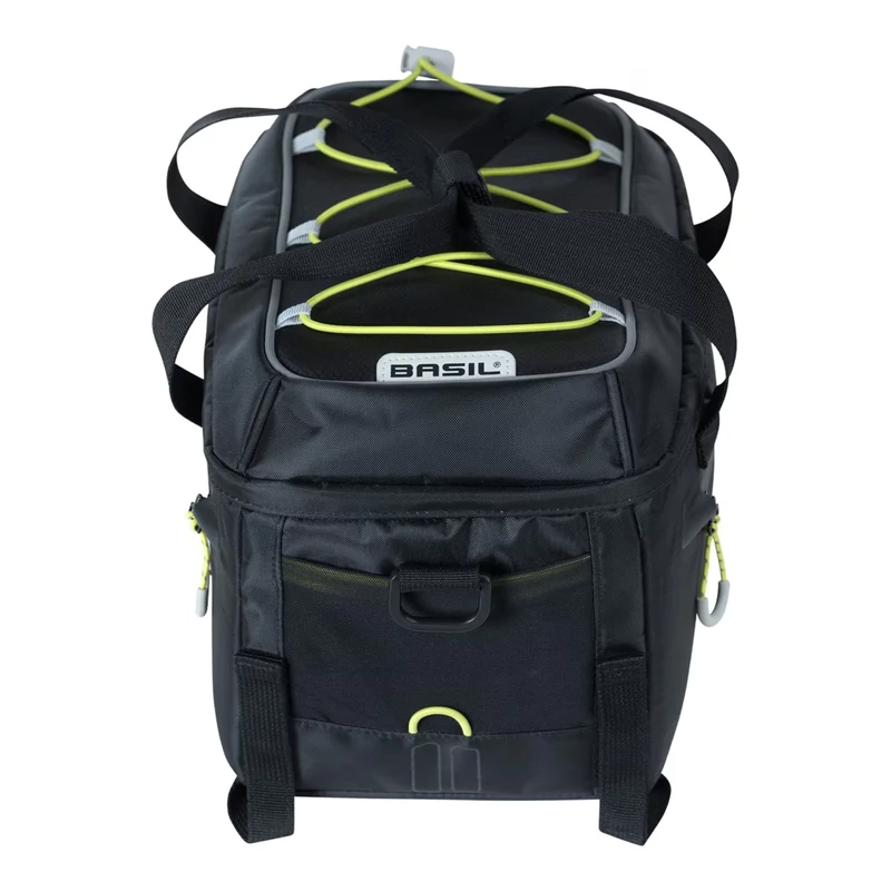 BASIL Miles kerékpár csomagtartó táska - fekete/lime - 3