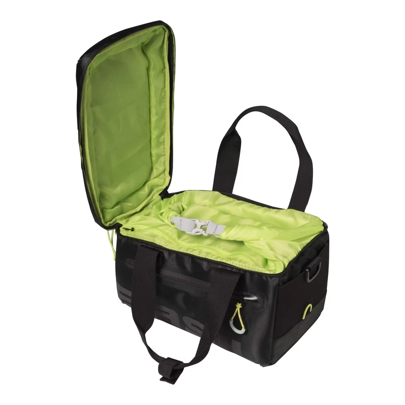 BASIL Miles kerékpár csomagtartó táska - fekete/lime - 4